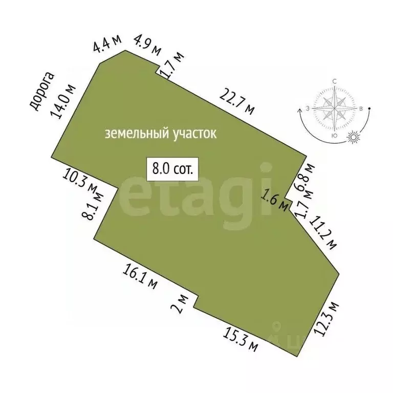 Дом в Тюменская область, с. Ярково пер. Дорожный (62 м) - Фото 2