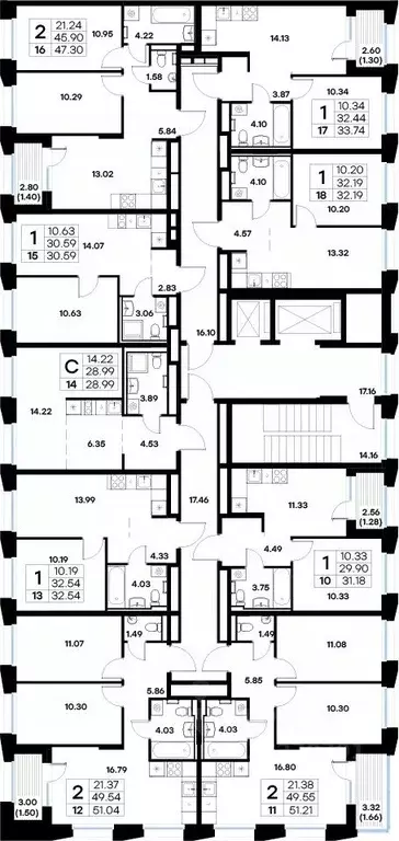 2-к кв. Татарстан, Казань ул. Профессора Мухамедьярова (51.21 м) - Фото 2