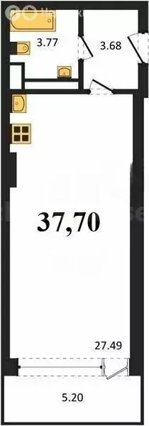 1-комнатная квартира: Севастополь, Парковая улица, 5 (37.7 м) - Фото 1