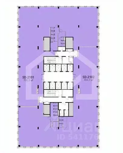 Помещение свободного назначения в Москва Дмитровский проезд, вл1Г (790 ... - Фото 2