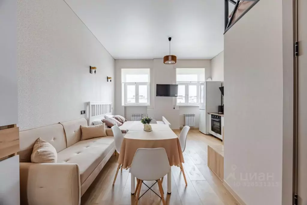 Студия Санкт-Петербург Левашовский просп., 3 (28.0 м) - Фото 1