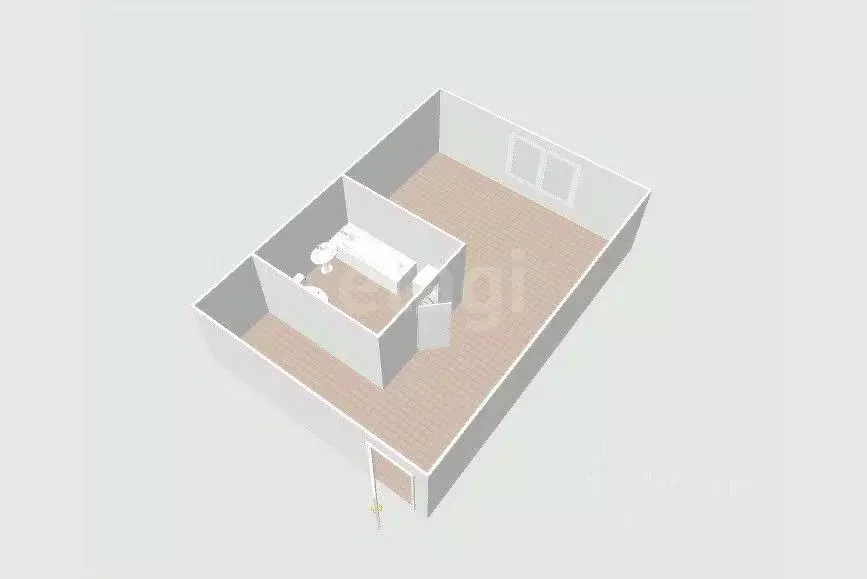 1-к кв. Сахалинская область, Южно-Сахалинск Южная ул., 20 (34.7 м) - Фото 2