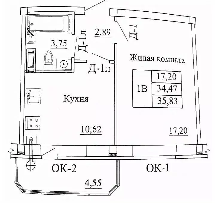 1-к кв. Чувашия, Чебоксары Новый Город мкр, ул. Новогородская, 28 ... - Фото 1