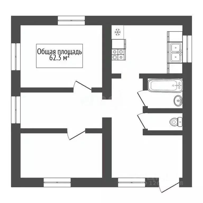 Дом в Новосибирская область, Новосибирск ул. Тургенева, 305 (62 м) - Фото 1