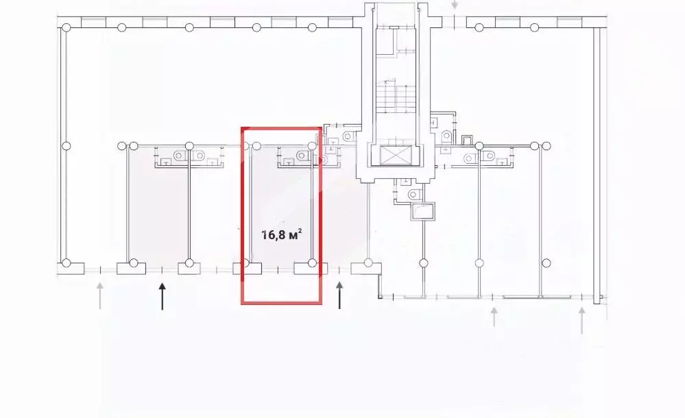 Помещение свободного назначения в Москва Планерная ул., 12К1 (17 м) - Фото 2