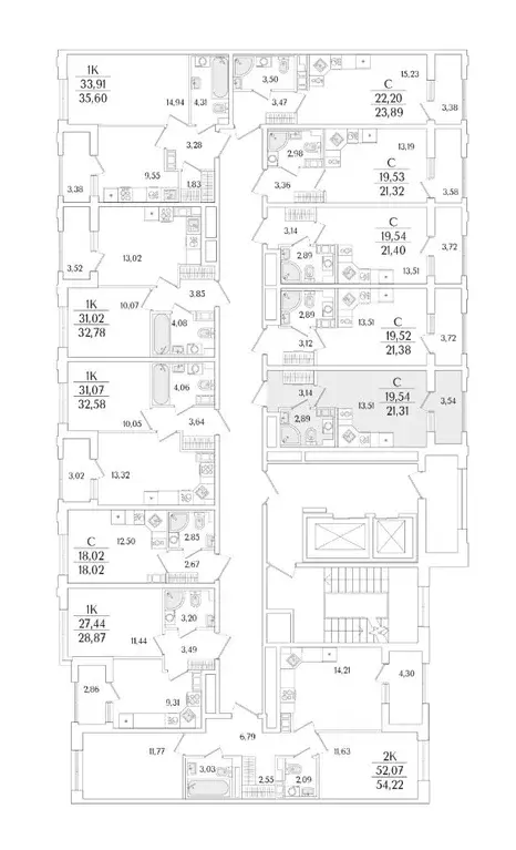 Студия Санкт-Петербург ул. Фучика, 12к2Г1 (21.31 м) - Фото 1