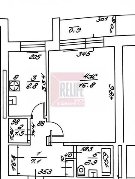 1-к кв. Калининградская область, Калининград ул. Александра Невского, ... - Фото 2