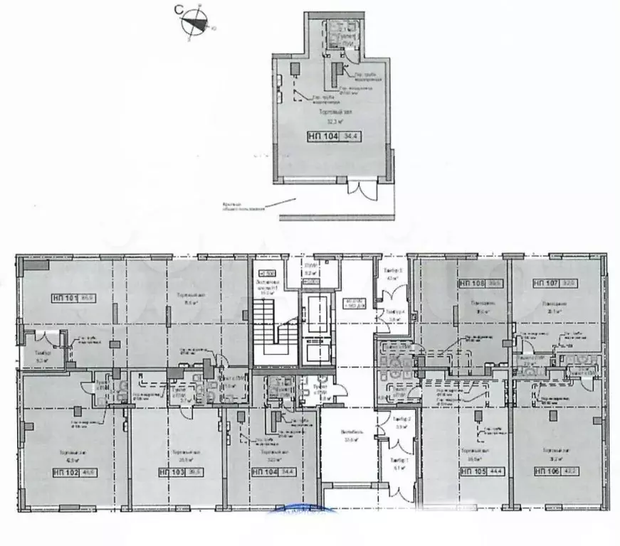 Продам помещение свободного назначения, 34.4 м - Фото 1