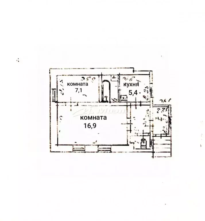 2-к кв. Крым, Симферополь ул. 51-й Армии, 49А (39.3 м) - Фото 2