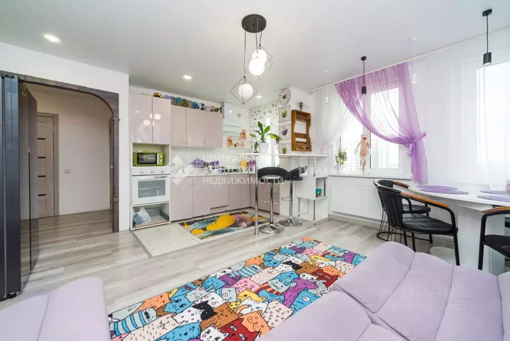 3-к кв. Рязанская область, Рязань Олимпийский городок мкр, 4 (78.0 м) - Фото 1