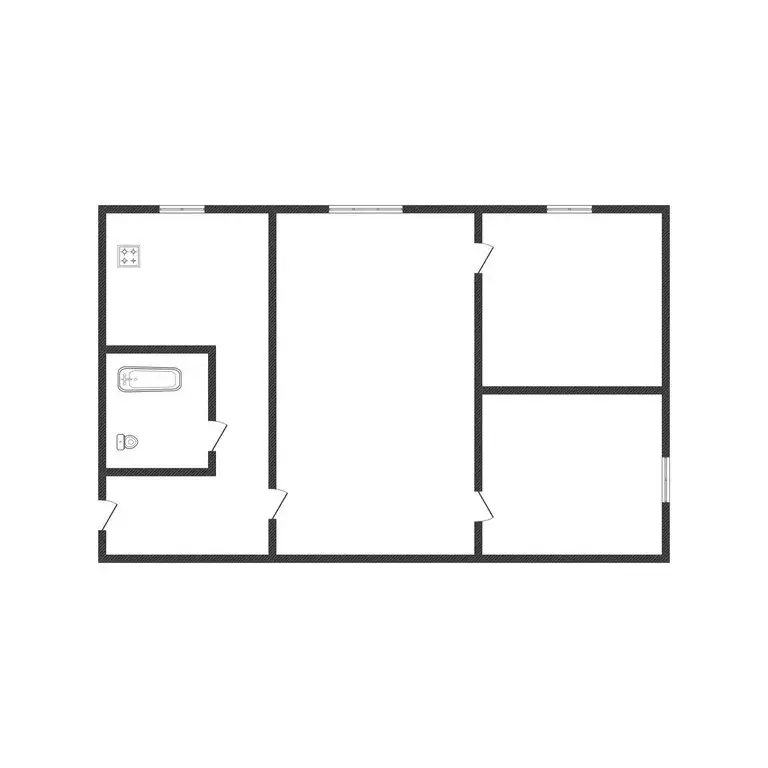 3-комнатная квартира: Ангарск, 15-й микрорайон, 22 (49.3 м) - Фото 1