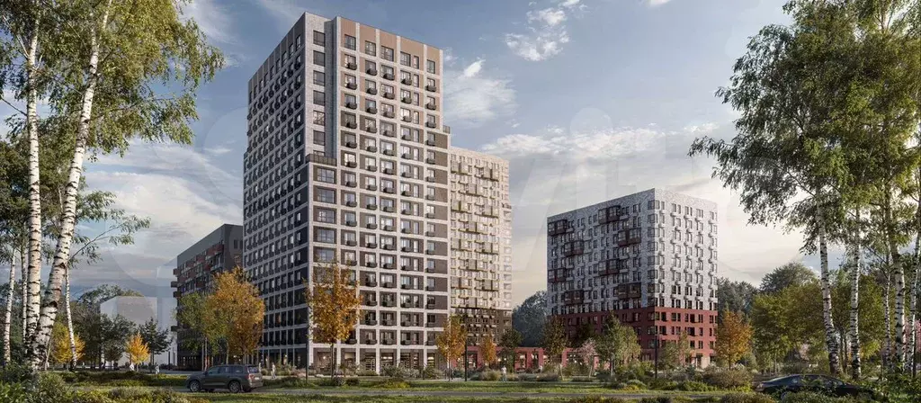 1-к. квартира, 35,6 м, 7/9 эт. - Фото 1