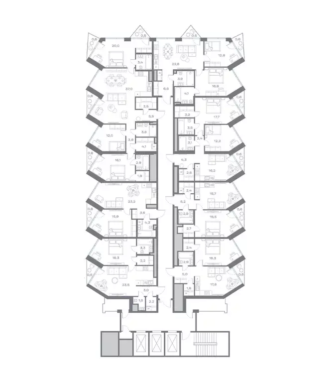 2-к кв. Москва Крылатская ул., 23 (66.44 м) - Фото 2