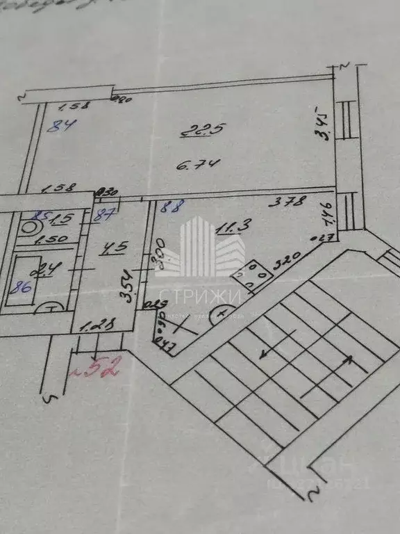 1-к кв. Самарская область, Самара ул. Победы, 104 (42.0 м) - Фото 2