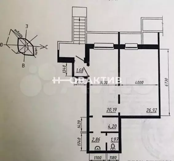 Продам помещение свободного назначения, 58.6 м - Фото 0