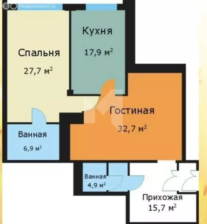 2-комнатная квартира: Москва, улица Архитектора Власова, 6 (105.8 м) - Фото 1