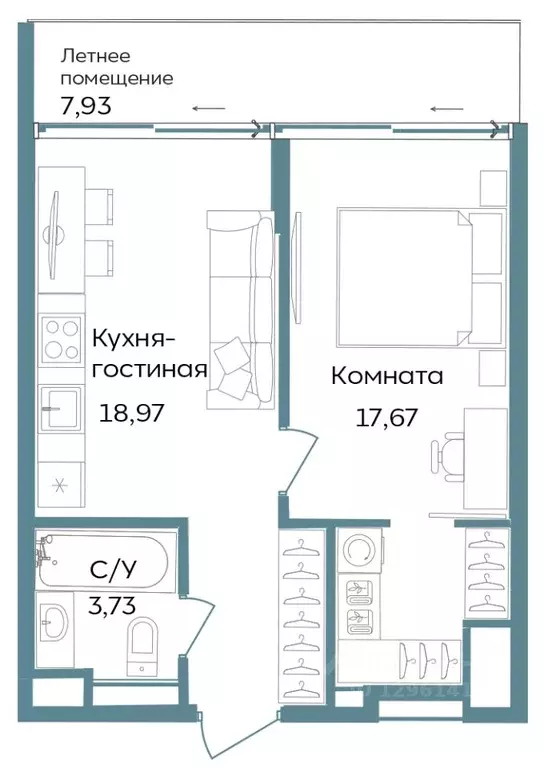 1-к кв. Крым, Саки ул. Морская (48.3 м) - Фото 0