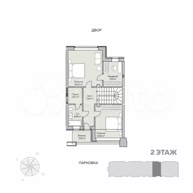 3-к. квартира, 126,2 м, 1/1 эт. - Фото 1