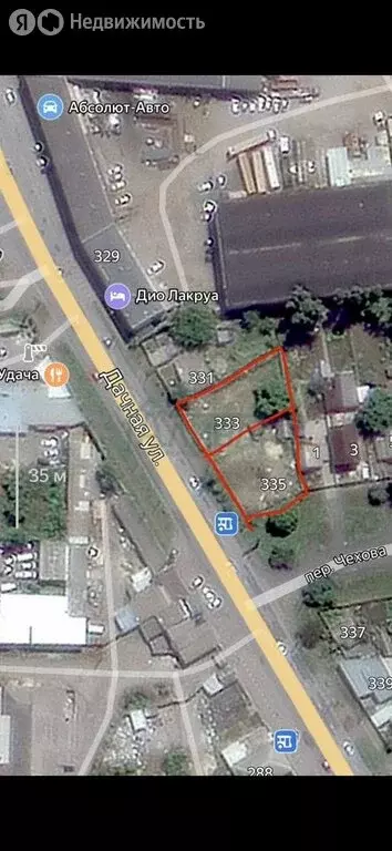 Участок в Шахты, посёлок Нежданная, Дачная улица, 333 (6 м) - Фото 1