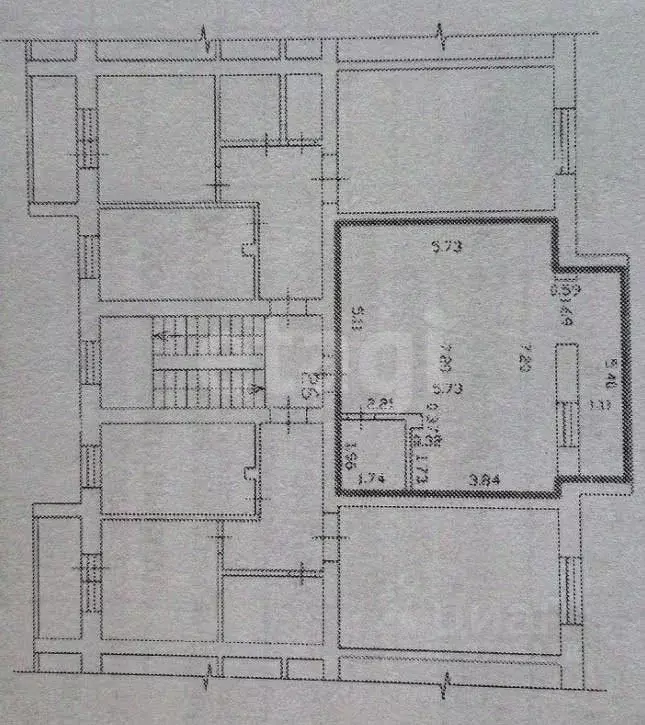 1-к кв. Татарстан, с. Пестрецы ул. Казанская, 15Г (46.6 м) - Фото 2