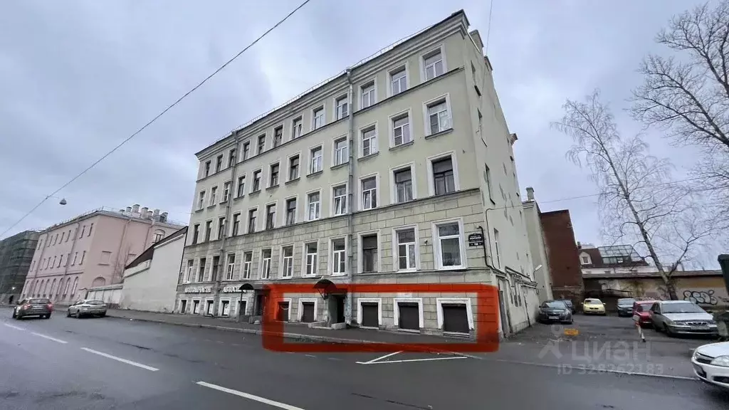 Помещение свободного назначения в Санкт-Петербург наб. Реки Фонтанки, ... - Фото 1