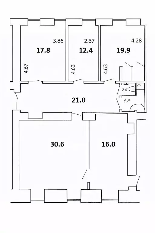 4-к кв. Москва Большая Садовая ул., 10 (123.0 м) - Фото 1