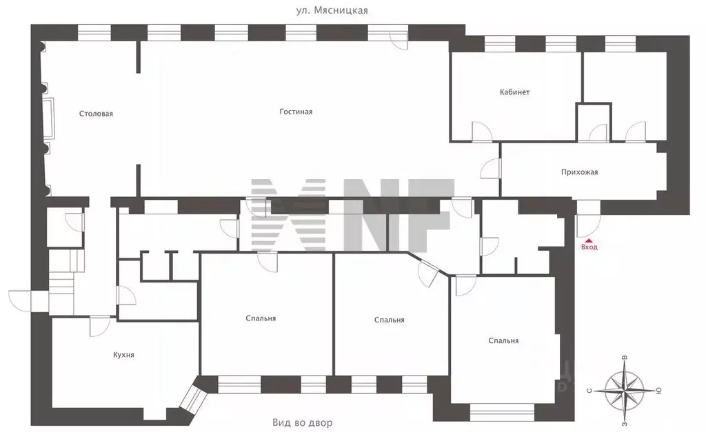 6-к кв. Москва Мясницкая ул., 15 (320.7 м) - Фото 2