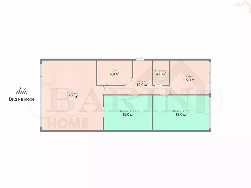 2-к. квартира, 110 м, 6/11 эт. - Фото 0
