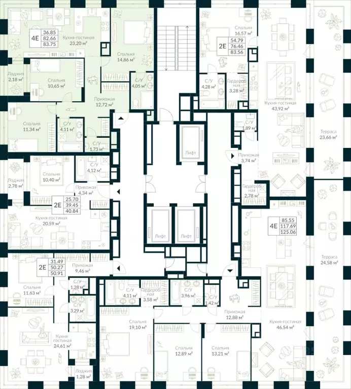 3-к кв. Башкортостан, Уфа Глумилино жилрайон, Урман Сити жилой ... - Фото 2