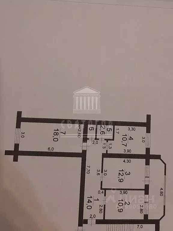 3-к кв. Ставропольский край, Ессентуки ул. Олега Головченко, 4 (70.0 ... - Фото 1