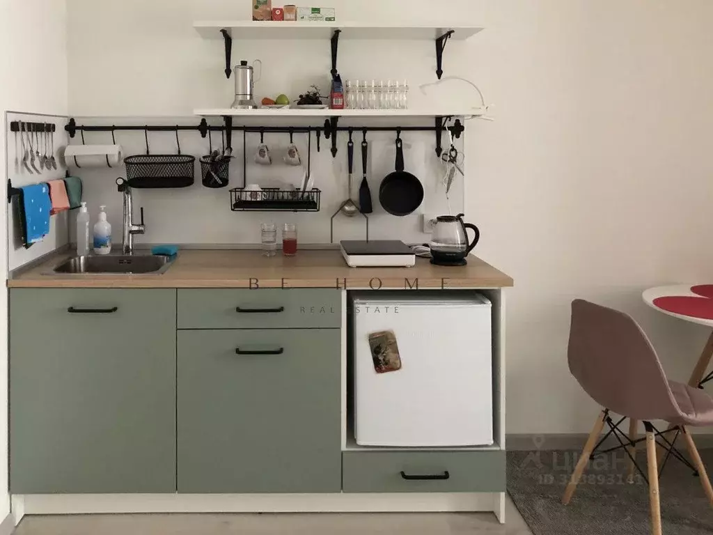 Студия Санкт-Петербург Уральская ул., 21 (25.0 м) - Фото 1