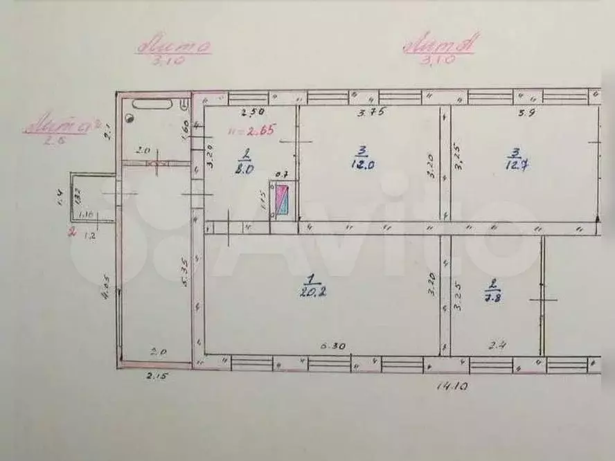 Аукцион: 2-к. квартира, 40,2 м, 1/1 эт. - Фото 0