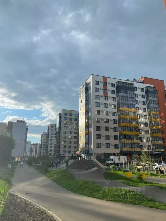 1-к кв. Татарстан, Казань ул. Генерала Махмута Гареева, 5Б (35.0 м) - Фото 1