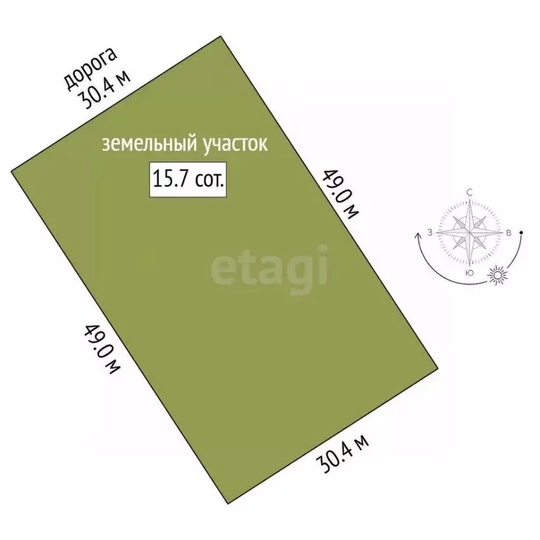 Участок в Свердловская область, Белоярский муниципальный округ, с. ... - Фото 2