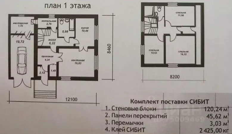 Дом в Томская область, Томский район, с. Корнилово, Красная горка мкр ... - Фото 2