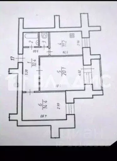 2-к кв. Белгородская область, Белгород ул. Щорса, 45л (63.3 м) - Фото 2