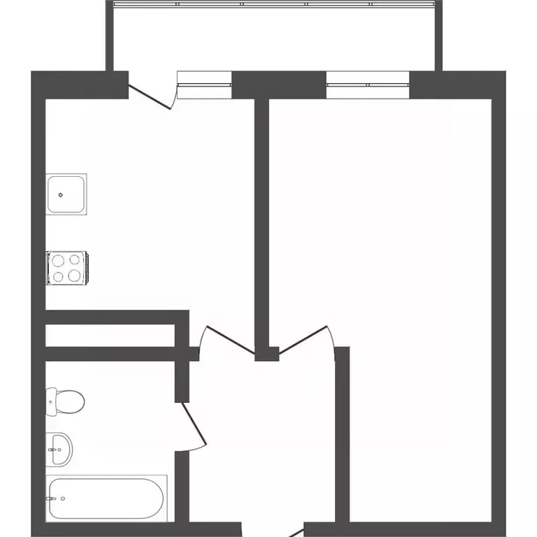 1-к кв. Тюменская область, Тюмень ул. Дмитрия Менделеева, 2 (35.8 м) - Фото 2