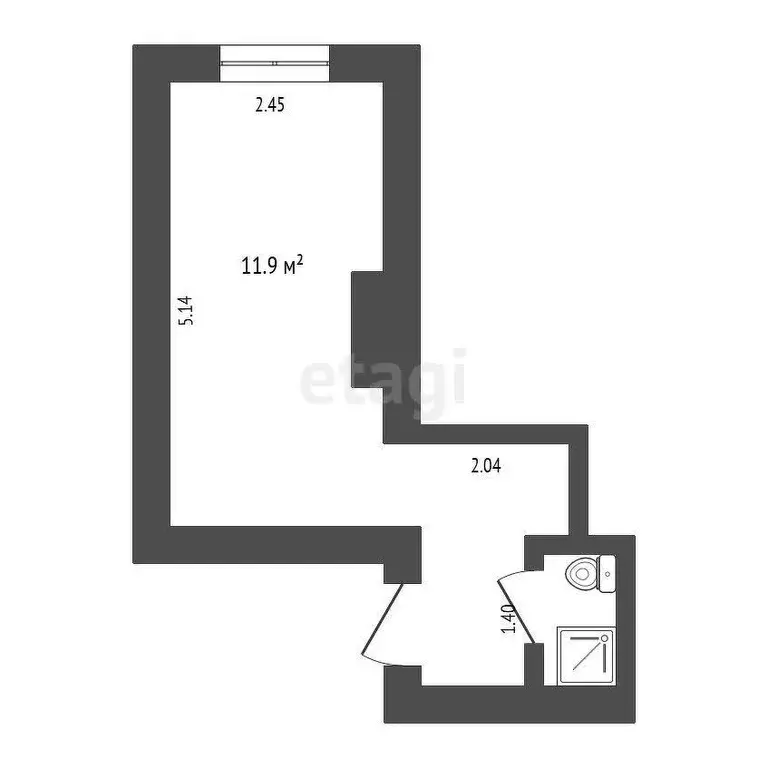 Комната, 12 м - Фото 0