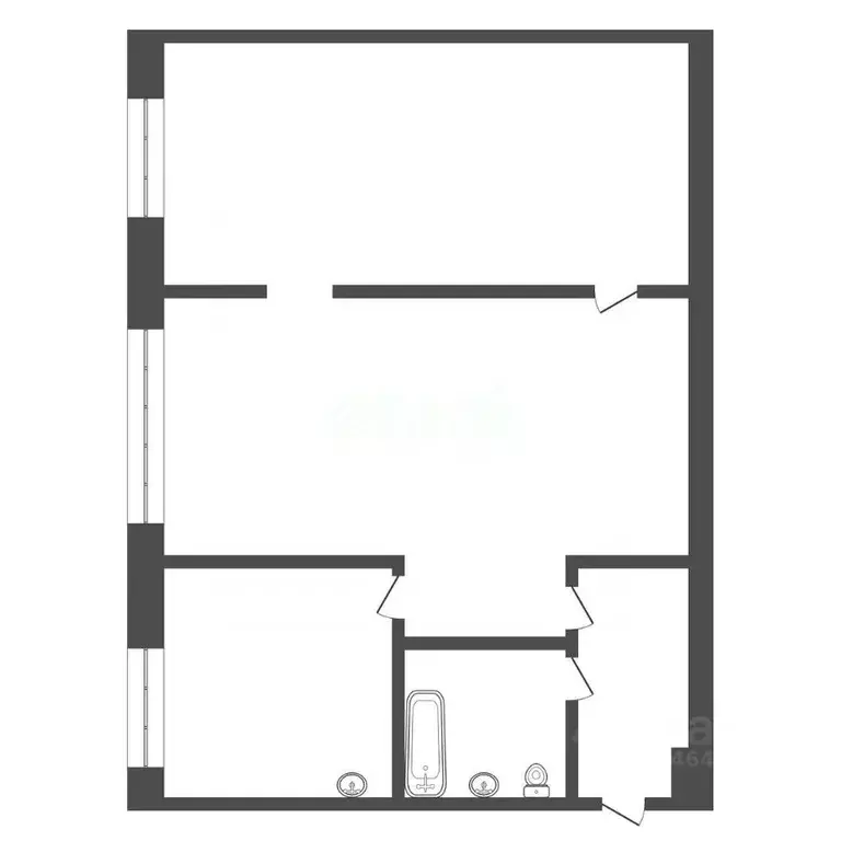 2-к кв. Кемеровская область, Юрга Московская ул., 10 (43.4 м) - Фото 2