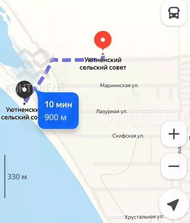 Участок в Крым, Сакский район, с. Уютное  (6.0 сот.) - Фото 1