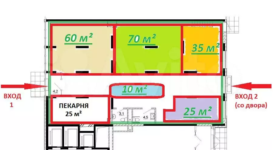 Сдам помещение 35 м - Фото 0