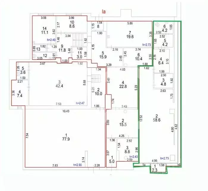 Помещение свободного назначения в Москва Уральская ул., 12/21 (90 м) - Фото 1