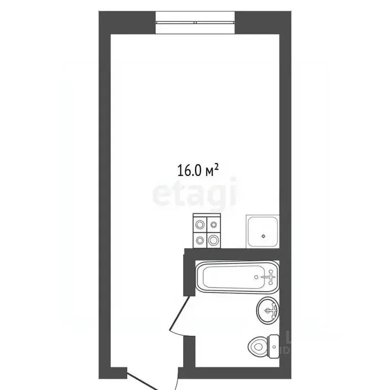 Помещение свободного назначения в Москва ул. Покровка, 41С2 (16 м) - Фото 2