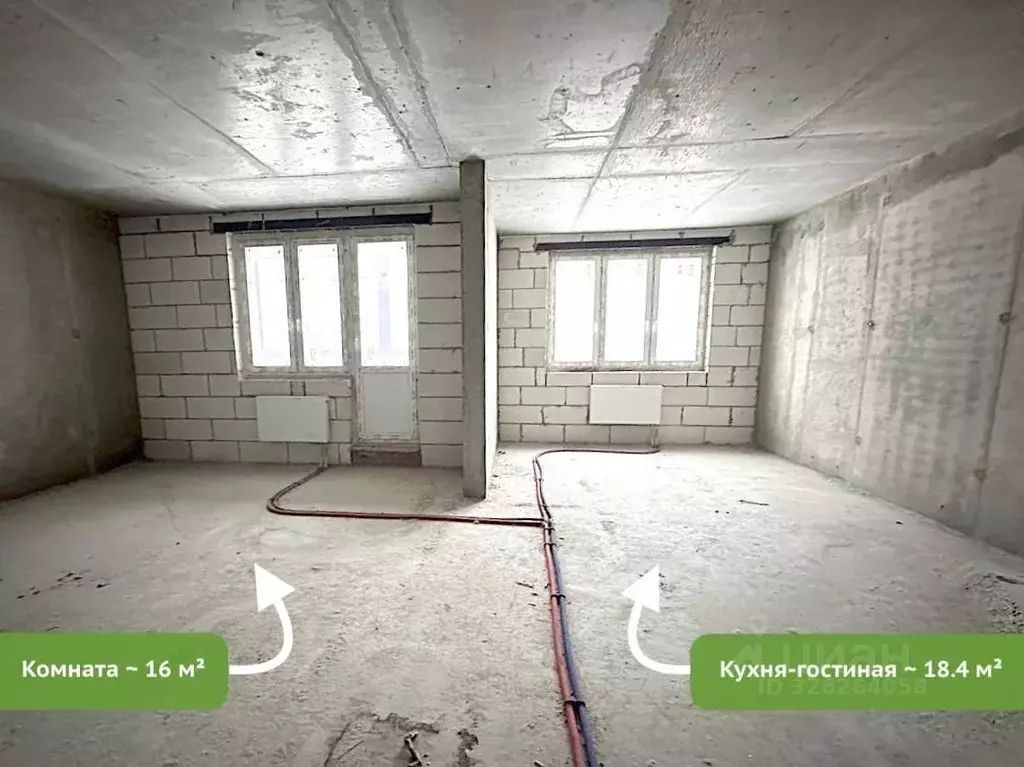 2-к кв. Московская область, Балашиха ул. Ситникова, 4 (46.2 м) - Фото 2