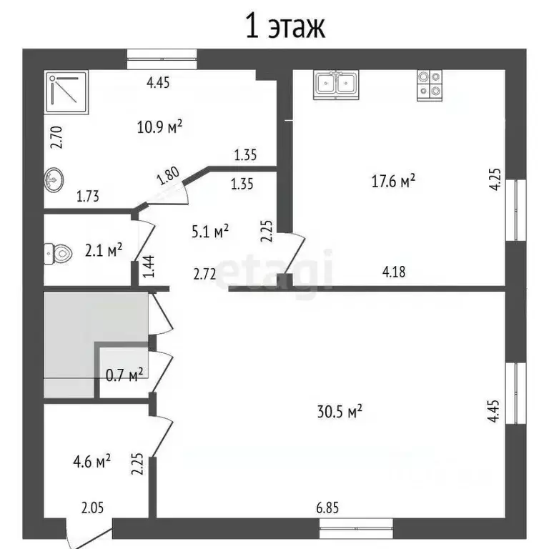 3-к кв. Ставропольский край, Пятигорск ул. Крайнего (148.0 м) - Фото 0