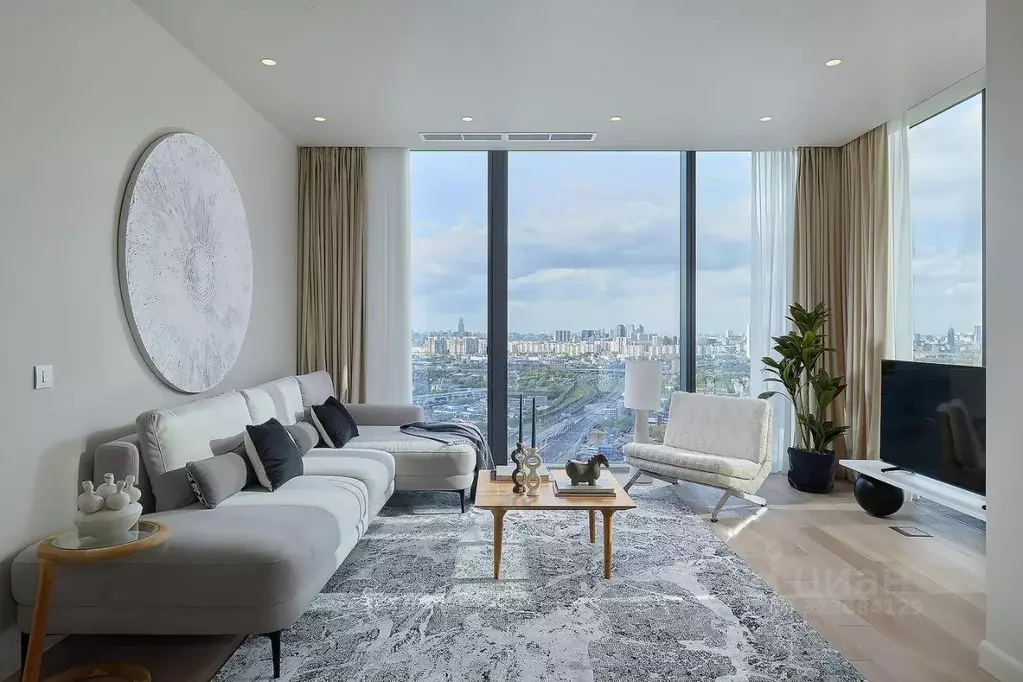 3-к кв. Москва 1-й Красногвардейский проезд, 22с1 (89.0 м) - Фото 1