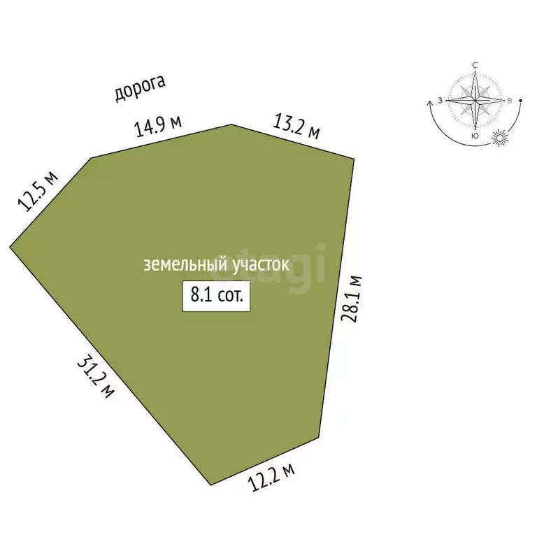 Участок в Украинка, Крутая улица (8.05 м) - Фото 1