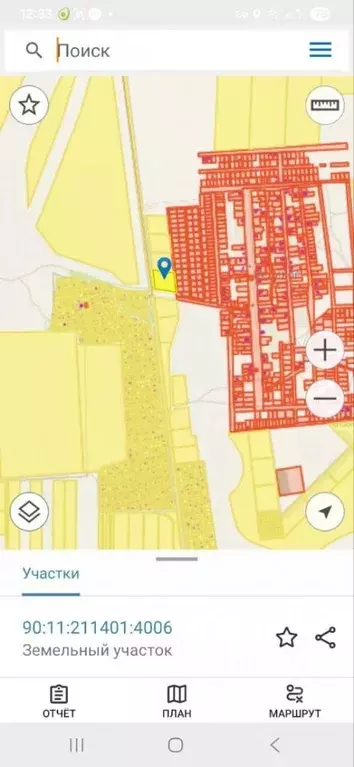 Участок в Крым, Сакский район, Суворовское с/пос, с. Великое  (13000.0 ... - Фото 1