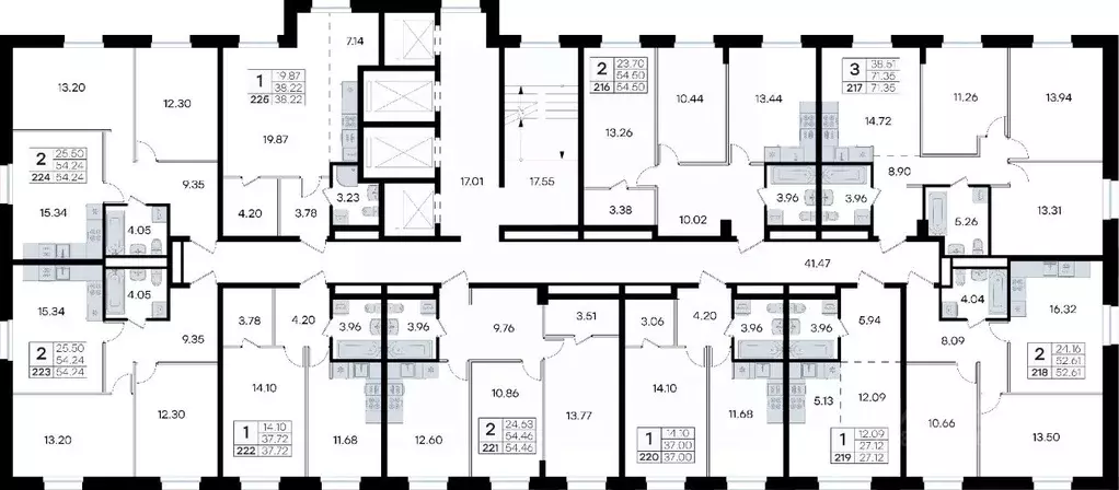 2-к кв. Приморский край, Владивосток ул. Тухачевского, 80 (54.24 м) - Фото 2