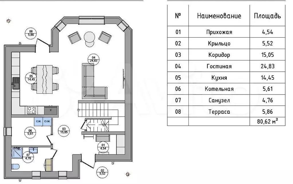 дом 156 м на участке 9 сот. - Фото 0